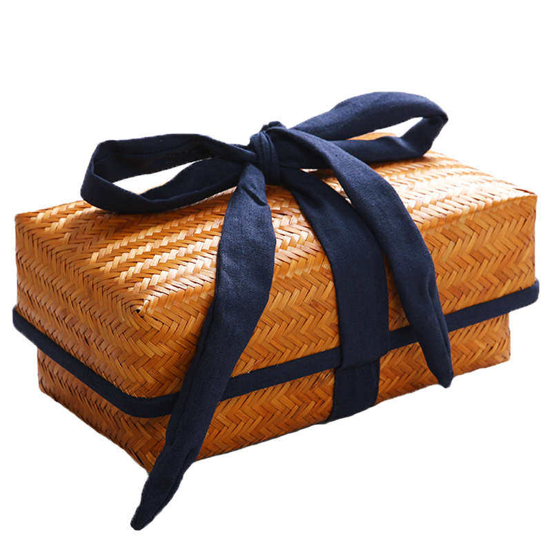 复古茶收纳盒桌面手工盒拍摄笼茶道旅行整理竹编道具带盖,餐饮具,茶具礼盒,淘宝优惠券,粉丝福利购,淘宝优惠卷