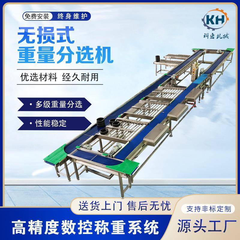 机械无损式重量分选机柚子苹果重量分拣西瓜甜瓜智能分选