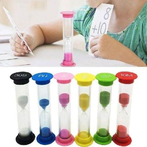 6/1 Pcs/Set Hourglass 30S/1/2/3/5/10Minutes Sand Timer Sand