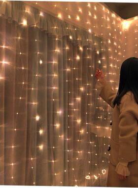 Christmas Decoration for Home 3m Curtain String Light Flash