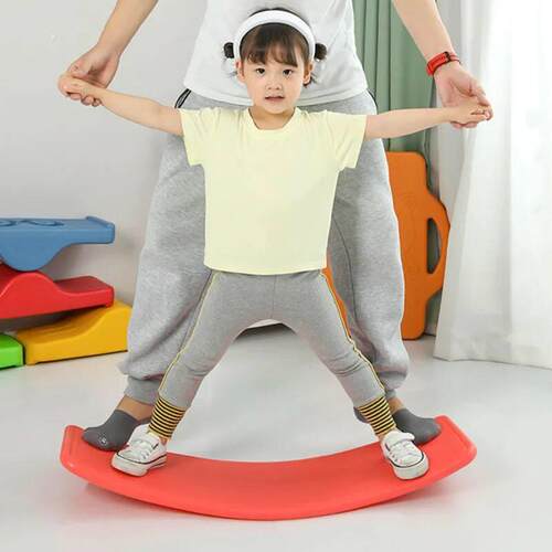 Doki Child Balance Seesaw Toy Indoor Curved Wobble Board Bab
