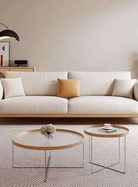 日式布人艺沙小户型原木风客厅欧出租房用北公寓发三2216位家用小