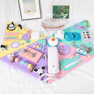 儿童早教益智金字塔忙碌屋1-3岁男女孩育脑启蒙木质百宝箱玩具