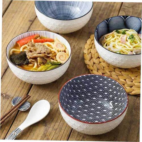 Nordic style 6 inch soup bowl restaurant ramen salad bowl
