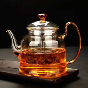 高硼硅玻璃蒸茶壶大容量可电陶炉煮茶蒸茶器家用带过滤内胆泡茶壶