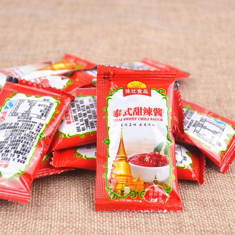 休比泰式甜辣酱10g*100包 西餐外卖调味包 手抓饼披萨薯条鸡块蘸