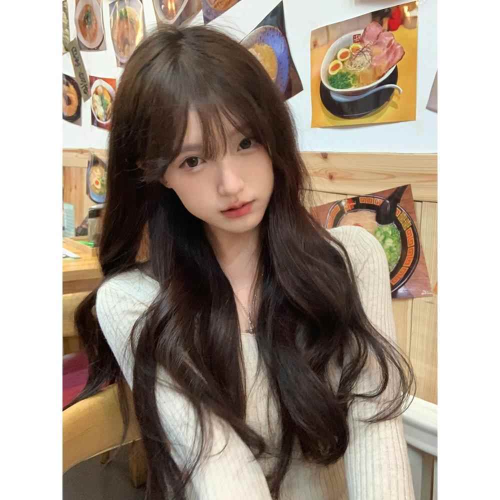 式假女长卷发发真发全FNM人真长微自卷波发发彷浪假全头套整然顶