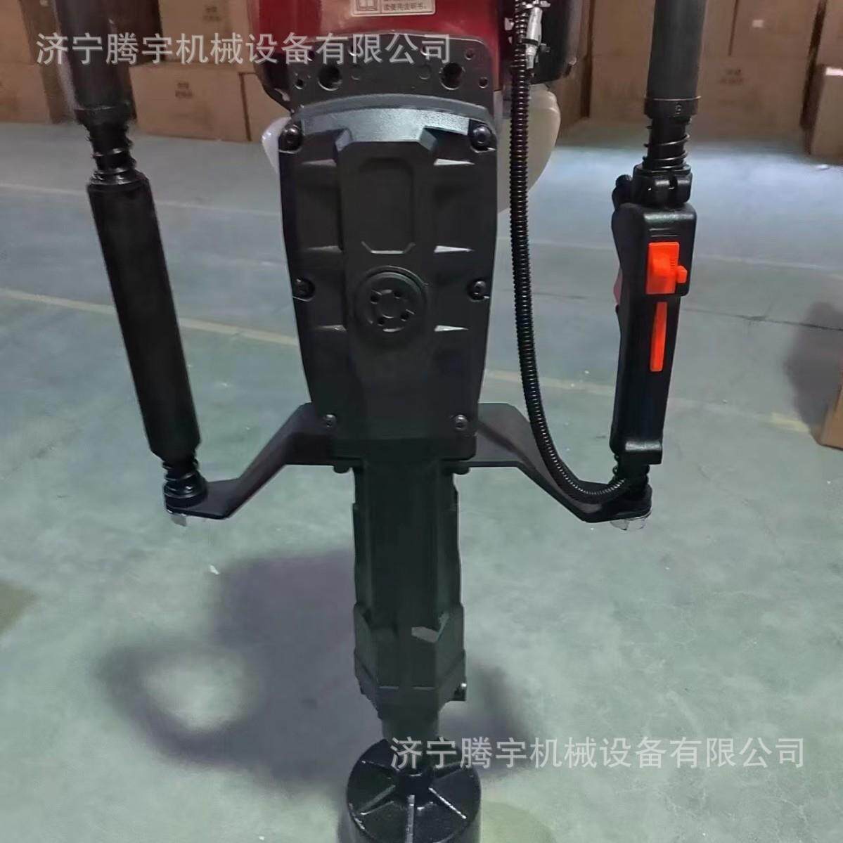 现货手持式汽油打桩机手持防汛打桩机二冲程卸装机便携式植桩机