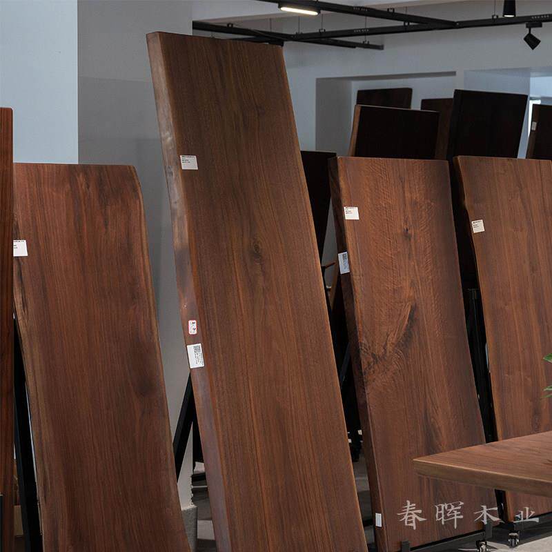 北美黑胡桃木大茶几原木禅宗茶室茶几老板桌桌实木餐桌