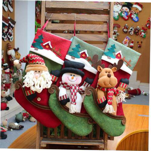 Christmas socks Gift bag Christmas decorative socks