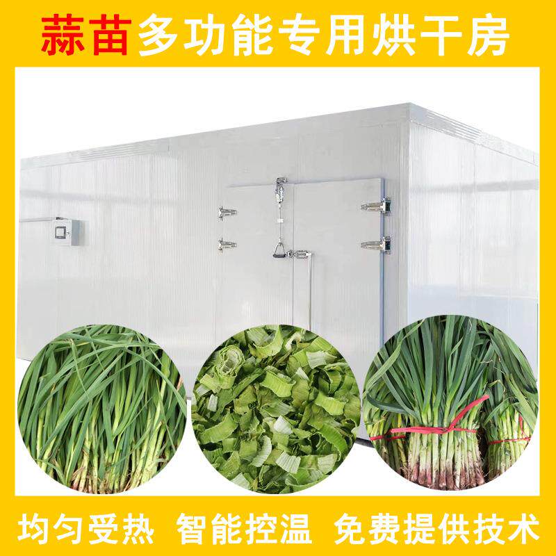 蒜苗烘干机空气能全自动热泵大蒜叶青蒜烘干房新鲜蒜叶烘干设备