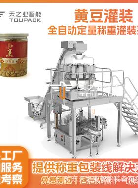 装压盖零食灌装机黄豆分装机全自动速糖果灌装线小青豆灌装机