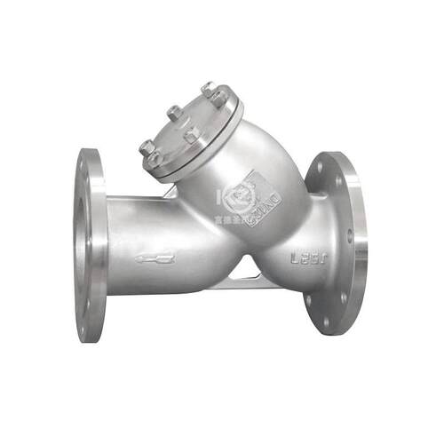 304不锈钢Y型过滤器GL41W-16P重型法兰管道式蒸汽水管过滤器阀门