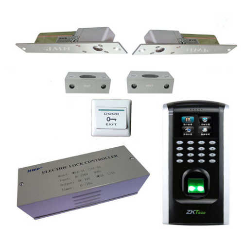 ZKTeco玻璃门木门铁门办公室门禁套装 指纹机套装 Access control