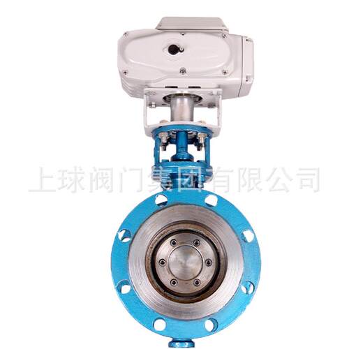 D94H-16C三偏心高温碳钢铸钢金属硬密封电动法兰蝶阀水油气开关