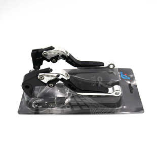 杆放sh手柄刹车摔n14伸缩全牛角摩托车铝合金折叠cnccbr600rr