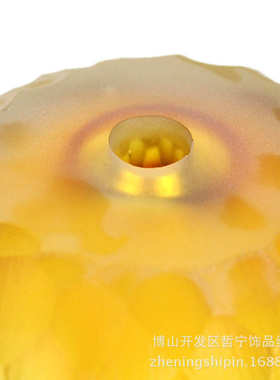 吊琥珀色创意玻璃 琉璃 彩色玻璃工艺品手工艺饰品摆件饰家居琉璃