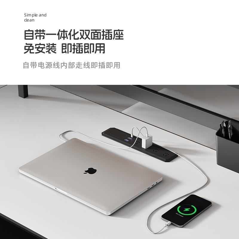 时尚屏风职员办公桌面对面4人位员工位现代简约企业电脑桌椅组合