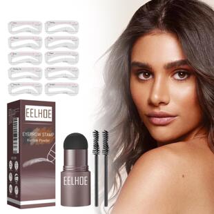 EELHOE Eyebrow Stamp Mold - Waterproof, Sweat-Resistant, Eas