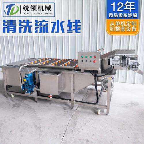 鼓泡式葡萄清洗机设备四角豆土豆气泡清洗机芸豆清洗机厂家