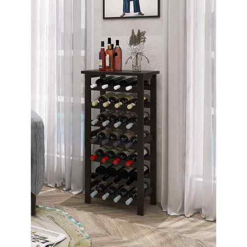 客厅竹简木家居红酒架酒柜展示架酒瓶架酒架酒吧餐厅