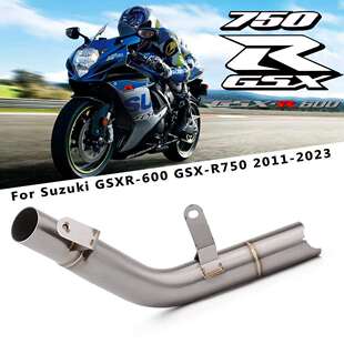无损安装 GSXR600 R750去鼓中段排气管 不锈钢耐高温 2023年 2011