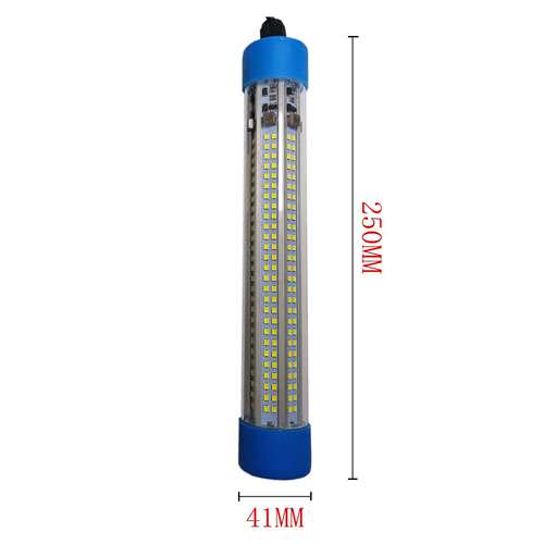 LED水下诱鱼灯集鱼灯50W聚鱼灯海钓船钓12V带5米线可充电防水