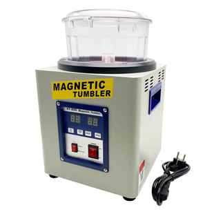 金属首饰抛光打磨去毛刺电磁式 磁力抛光机研磨机 数显式 KT205台式