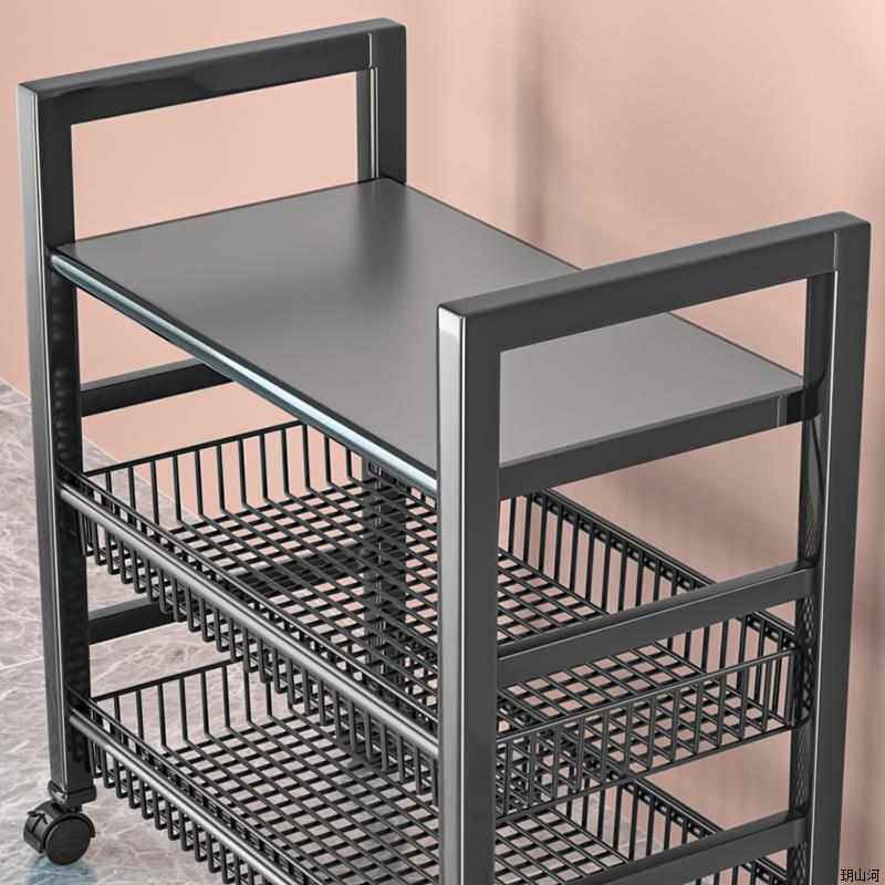 移动厨房菜篮子置物架家用简易货架落地式多层蔬菜收纳多功能,厨房/烹饪用具,厨房抽屉置物架,淘宝优惠券,粉丝福利购,淘宝优惠卷