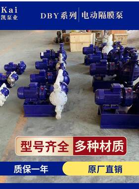 上海凯凯DBY-50/65不锈钢电动隔膜泵DBY-15/25/40塑料水泵高扬程