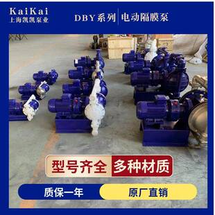 上海凯凯DBY 65不锈钢电动隔膜泵DBY 40塑料水泵高扬程