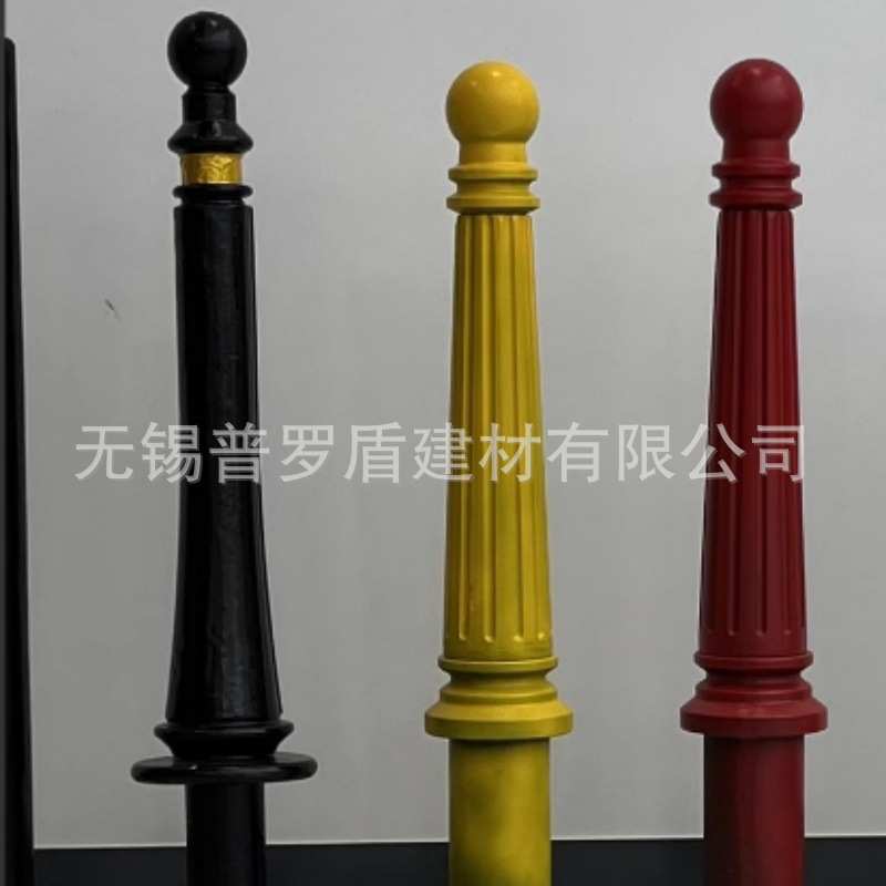 广场人行道隔离桩铸铁阻车桩河道铸铁链立柱护栏景观罗马柱防撞柱