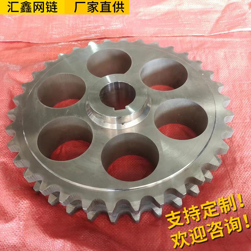 国标大双排链轮现货碳钢10A12A24A1寸链轮定制不锈钢齿轮链轮链条