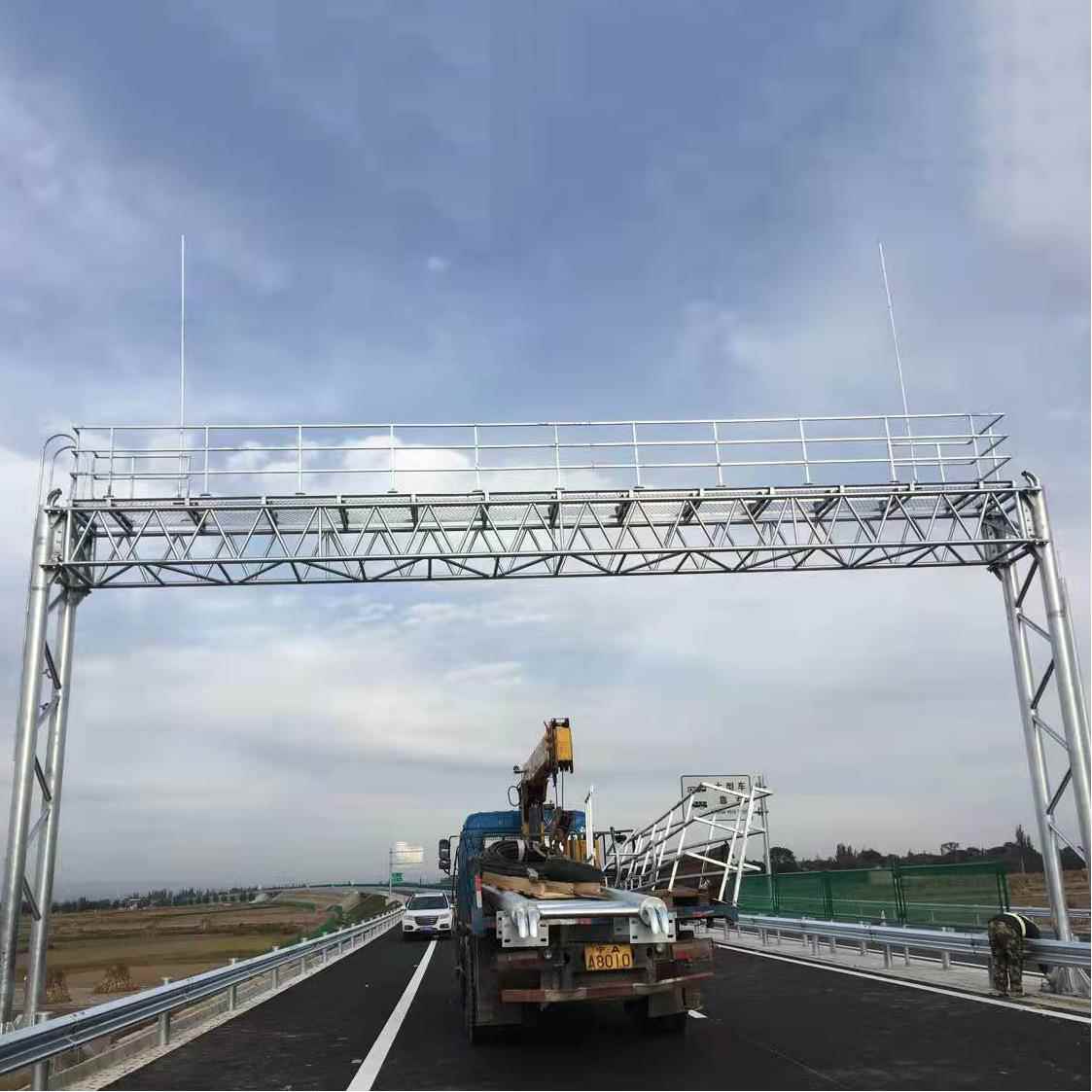 村庄公电路动智能升降式手限定154高架道路动打开高速固龙门架厂