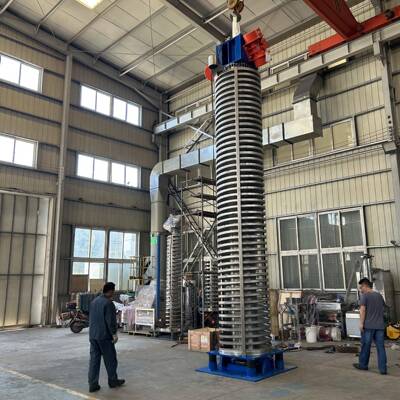 1000型振动盘式降温提升机粉体冷却垂直输送设备高效产能大