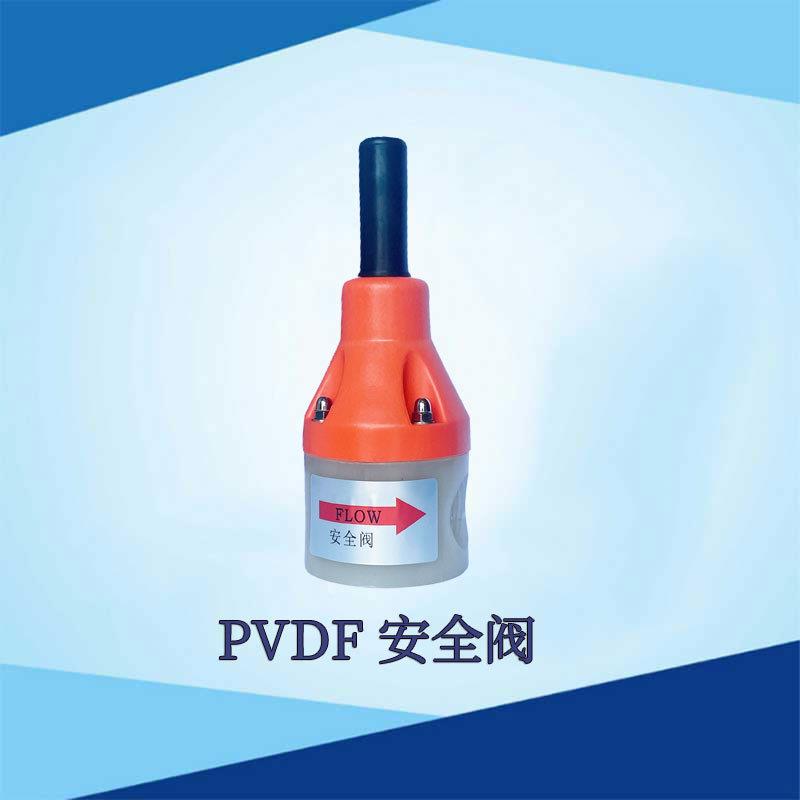 PVDF安全阀内螺纹连接DN32计量泵附件内螺纹连接安全阀背压阀