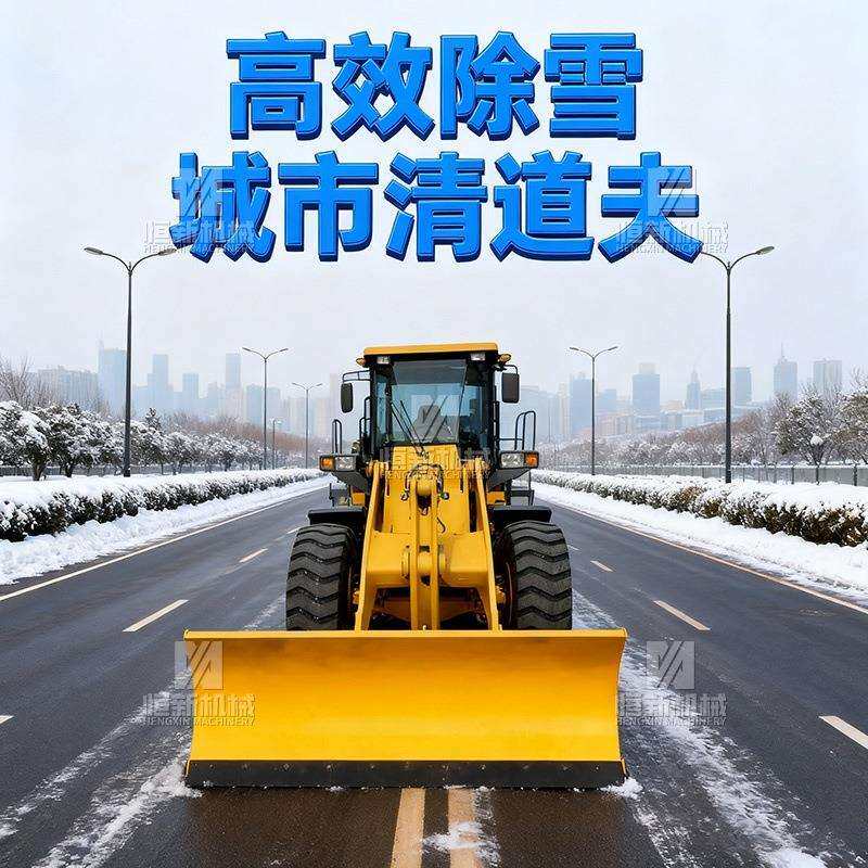 装载机加装高速公路除雪铲 道路积雪清理推雪板 市政环卫除雪
