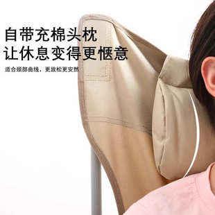 坐带躺椅调节脚躺办公室扶手四档椅钓鱼椅搁午休椅子两用折叠车载