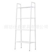 厨房置物架落地铁艺书架多层置地式 收纳架阳台客厅花架零食储物架