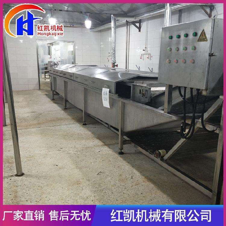 厂家供应黄桃漂烫机 全自动水果蔬菜蒸煮漂烫流水线 果蔬加工设备
