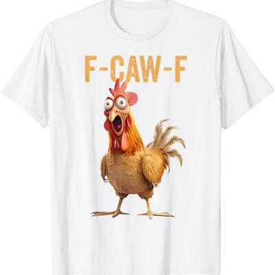 Unisex Funny Chicken shirts FCAWF Shir Cotton T