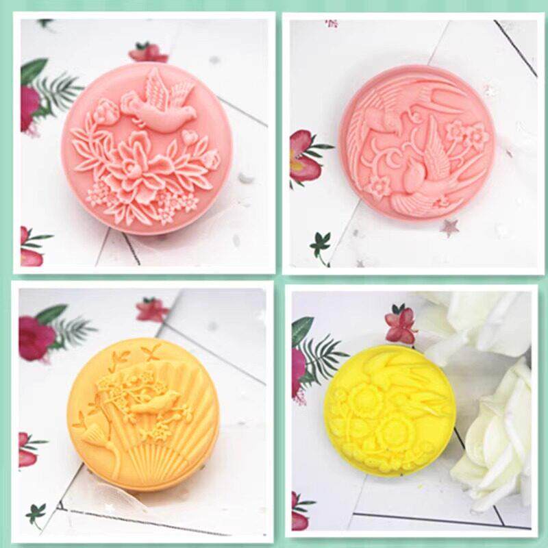 花好月圆和平鸽蛋糕模具DIY冰皮月饼模具手工皂模硅胶模具DIY模具