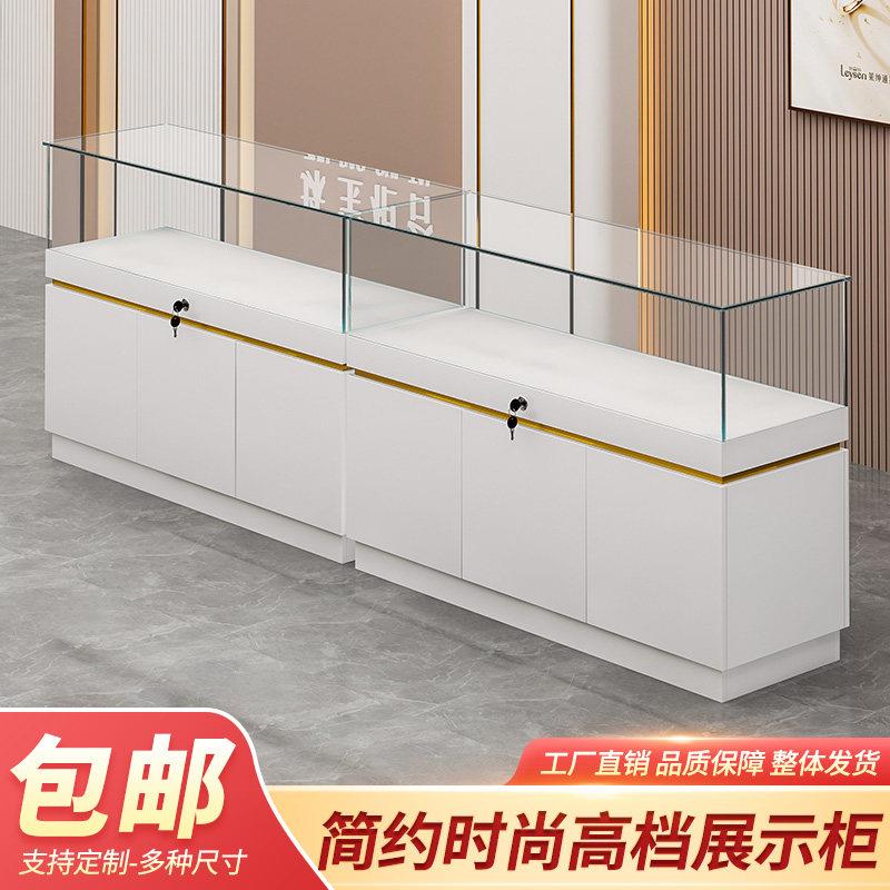 定做珠宝展柜首饰展示柜商场玻璃烤漆展示台博物馆古董文物陈列柜