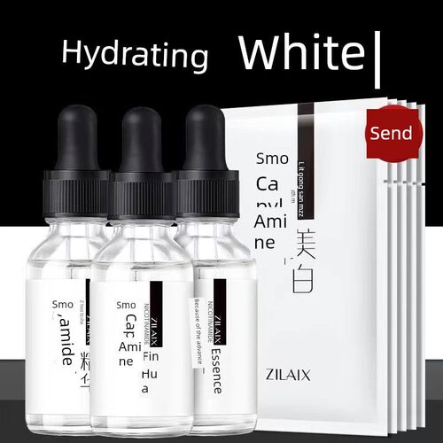 资莱皙3瓶烟酰胺精华液收缩毛孔补水保湿精华液护肤品
