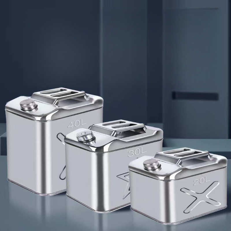 加厚304不锈钢油桶汽油桶30升20升柴油壶便携加油桶汽车备用油箱,家庭/个人清洁工具,水桶,淘宝优惠券,粉丝福利购,淘宝优惠卷