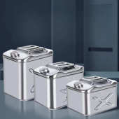 加厚304不锈钢油桶汽油桶30升20升柴油壶便携加油桶汽车备用油箱