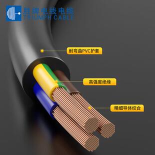 胜牌供应 1.0mm2 柔性好 抗老化 耐油 RVV 国标 工厂直销 耐磨