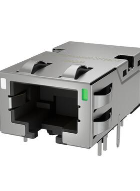 SYT1611Q002FB2A2DB1057单口10G带灯带弹RJ45网络连接器网口