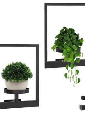 跨境壁挂式植物架花盆架室内外花架墙壁装饰花卉展示架置物架摆件