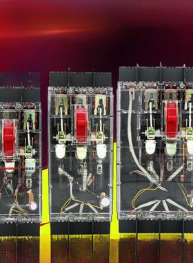 人民电气漏电断路器DZ15LE-100/490 40A63A100A三相四线透明开关